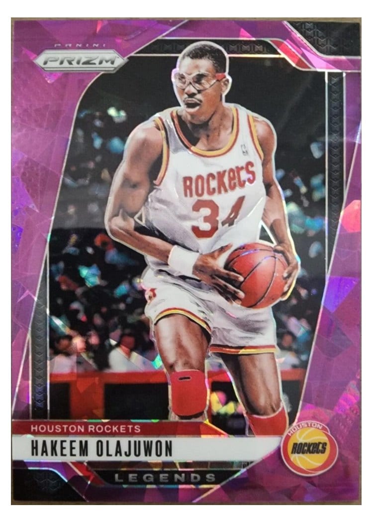 2024-25 Panini Prizm Base Set Hakeem Olajuwon #296 card