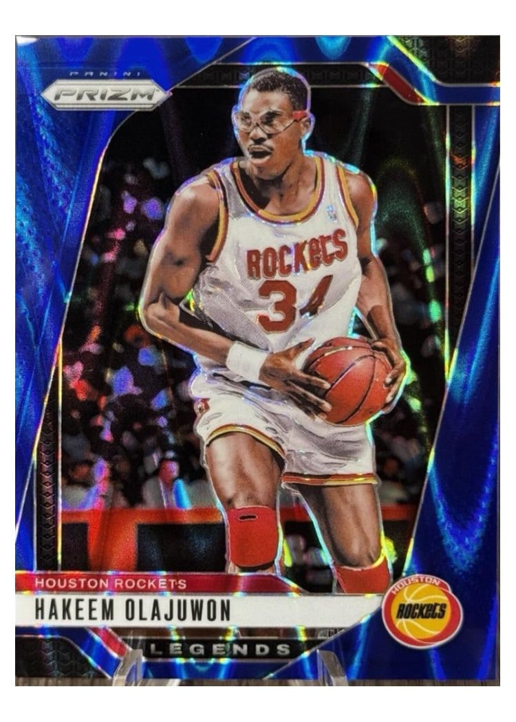 2024-25 Panini Prizm Base Set Hakeem Olajuwon #296 card