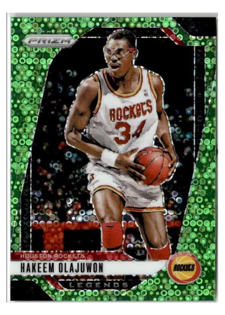 2024-25 Panini Prizm Base Set Hakeem Olajuwon #296 card
