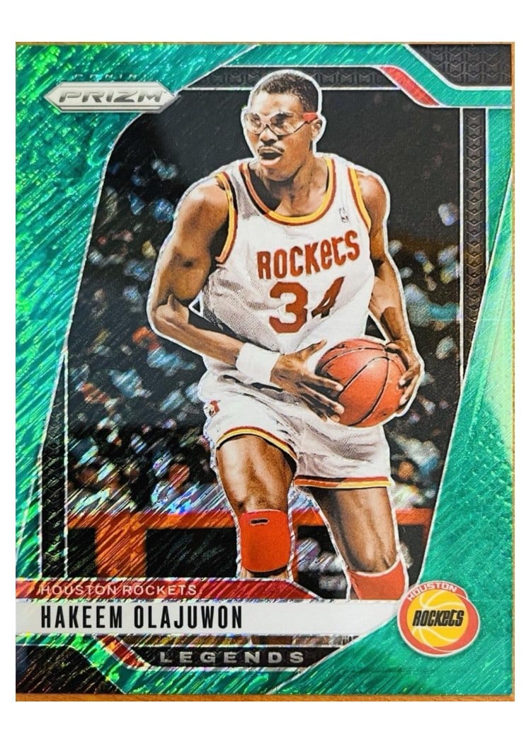 2024-25 Panini Prizm Base Set Hakeem Olajuwon #296 card