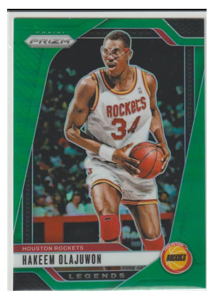 2024-25 Panini Prizm Base Set Hakeem Olajuwon #296 card