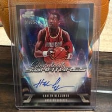 2025-26 Topps Cosmic Chrome Singularity Signatures Hakeem Olajuwon #SS-HO