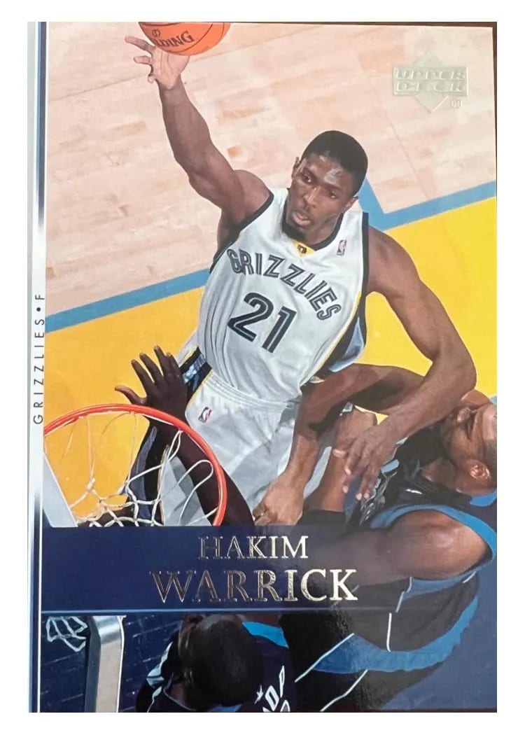 2007 Upper Deck Hakim Warrick #18 card
