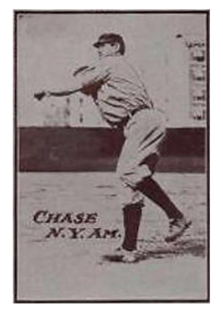 1913 National Game Hal Chase card