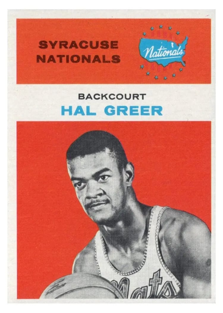 1961 Fleer Hal Greer #16 card