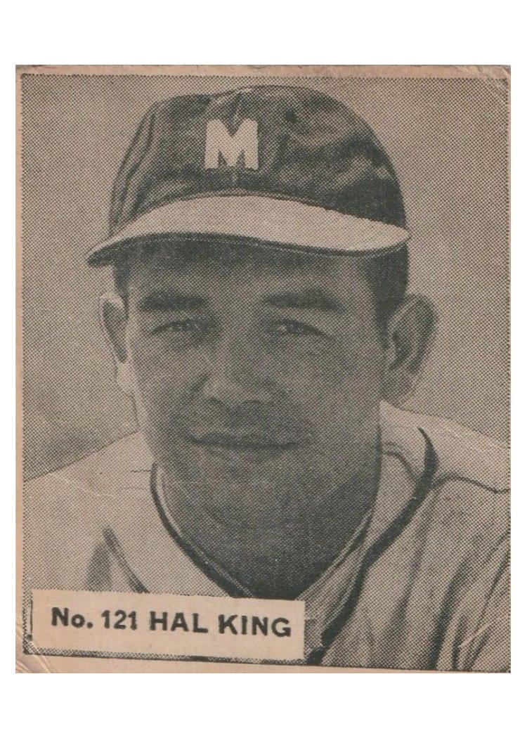 1936 World Wide Gum Hal King #121 card