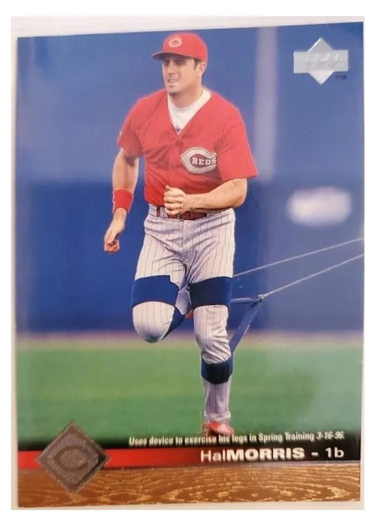 1997 Upper Deck Hal Morris #43 card
