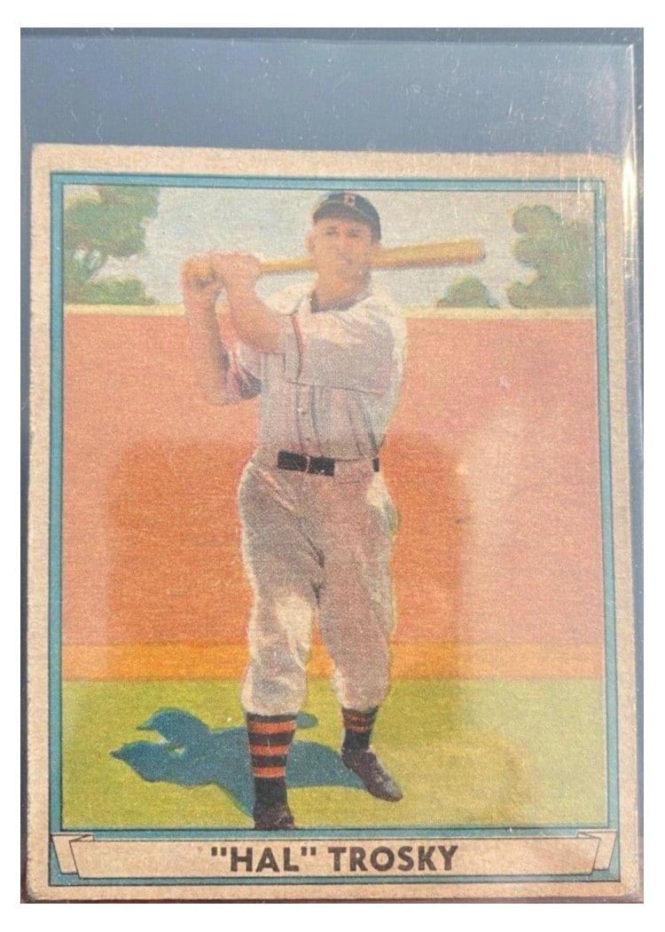 1941 Play Ball Hal Trosky #16 card