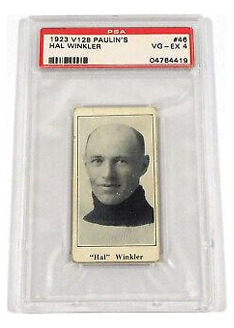 1923 V128 Paulin's Hal Winkler #46 card