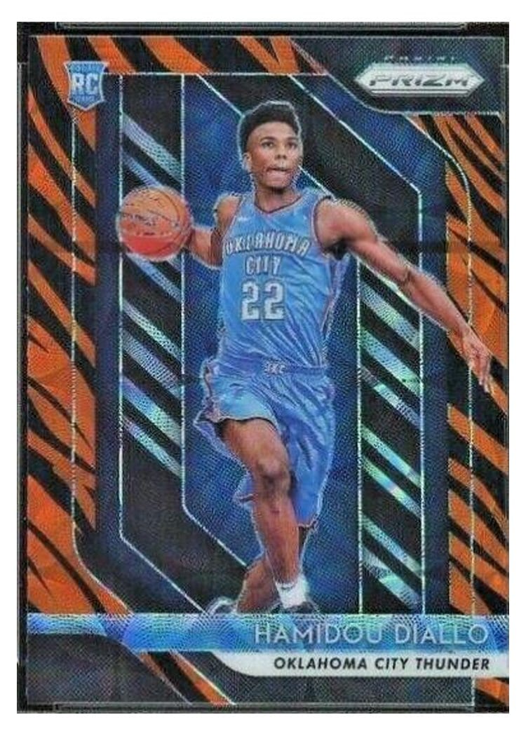 2018-19 Panini Prizm Base Set Hamidou Diallo #9 card