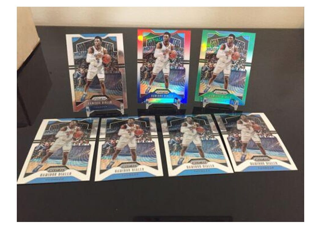 2019-20 Panini Prizm Base Set Hamidou Diallo Green Prizm #184 card