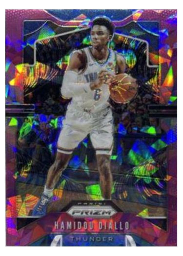 2019-20 Panini Prizm Base Set Hamidou Diallo Pink Ice Prizm #184 card