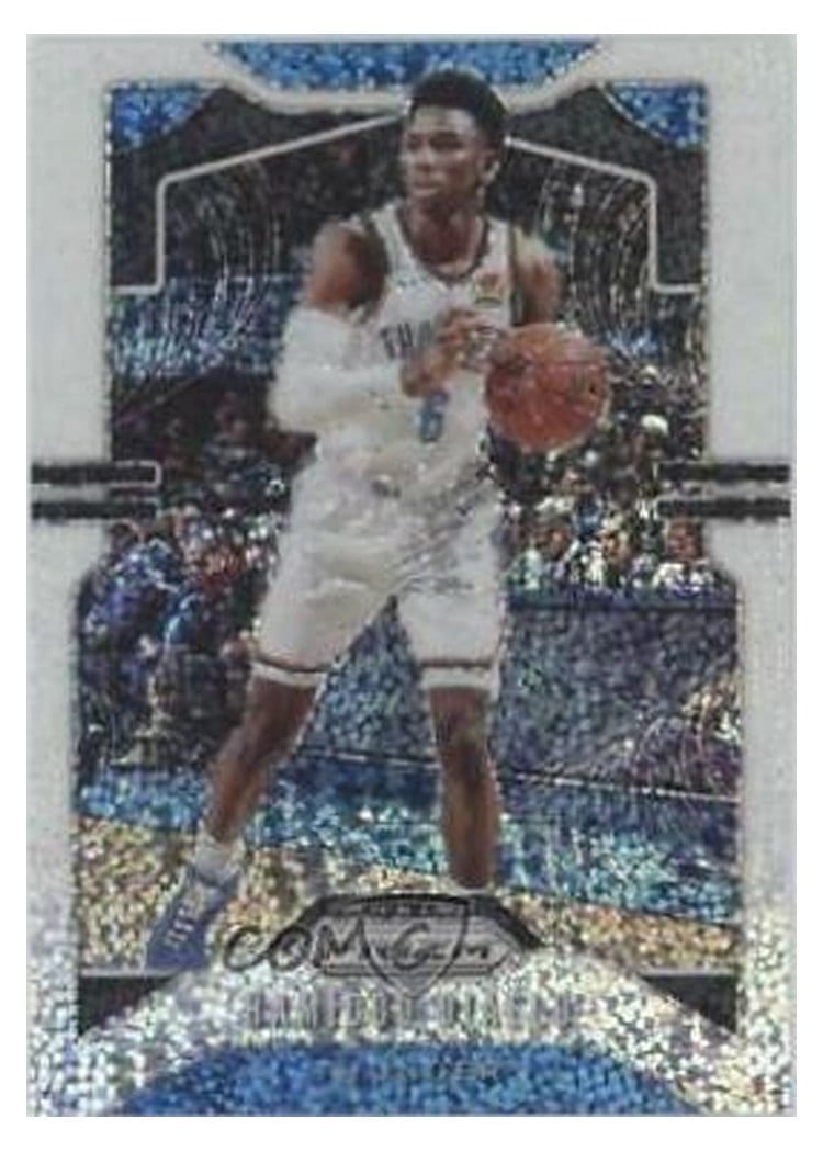 2019-20 Panini Prizm Base Set Hamidou Diallo White Sparkle Prizm #184 card