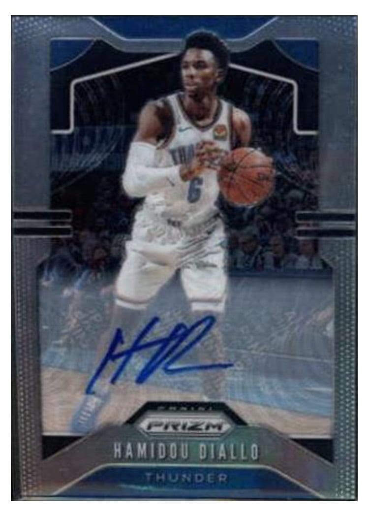 2019-20 Panini Prizm Base Set Hamidou Diallo Autograph #184 card