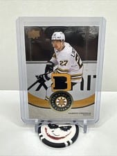 2023-24 Upper Deck Boston Bruins Centennial Centennial Cloth Relics Hampus Lindholm #CCR-HL
