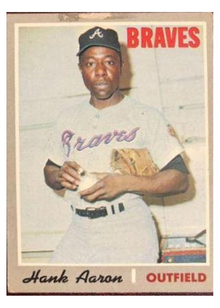 1970 Topps Hank Aaron #500 card