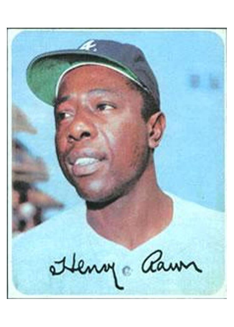 1971 Topps Hank Aaron #400 card