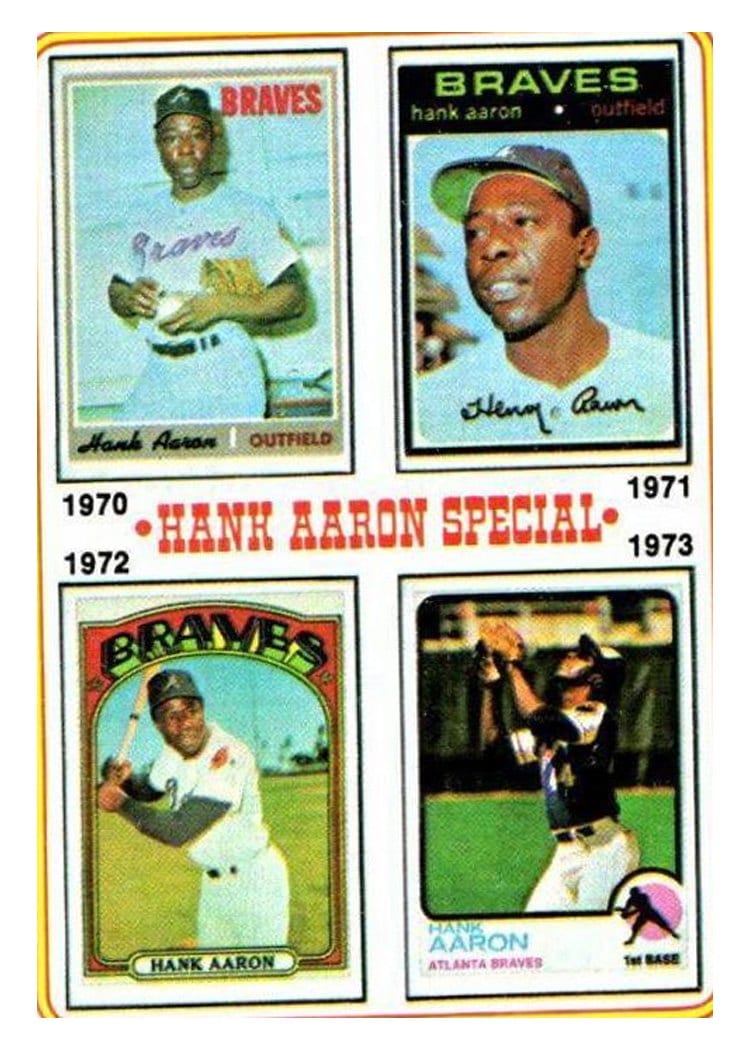 1974 Topps Hank Aaron #6 card