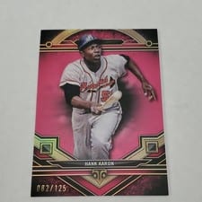 2024 Topps Triple Threads Base Set Hank Aaron #95 card