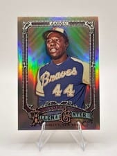 2025 Topps Allen & Ginter Chrome Hank Aaron #13 card