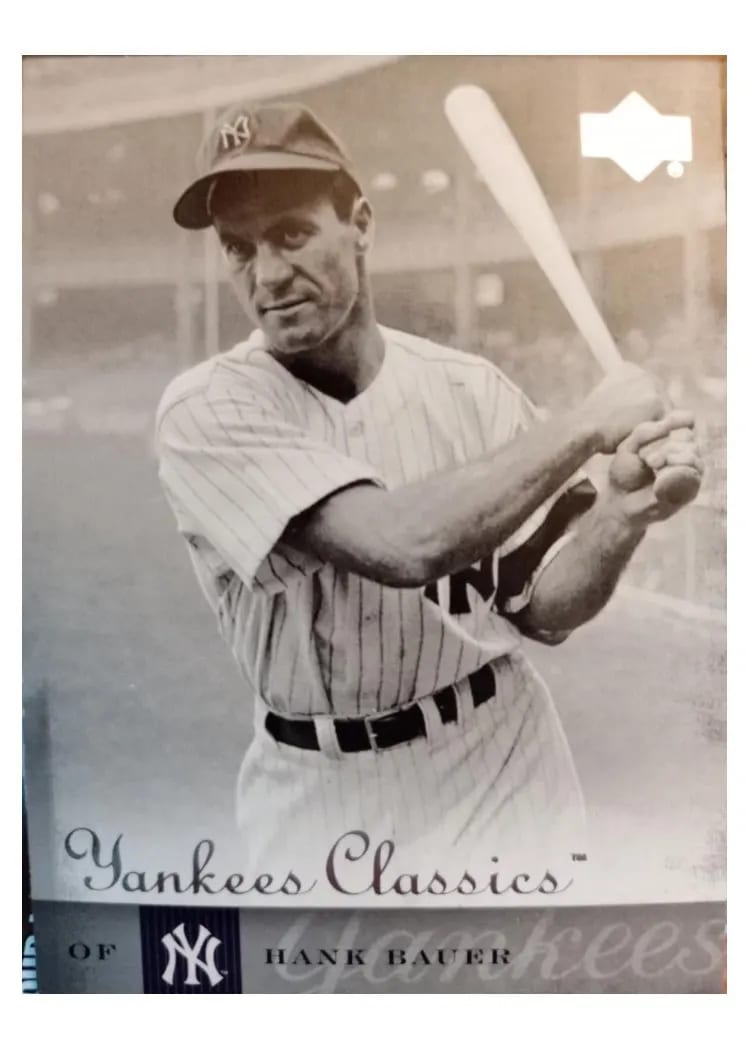 2004 Upper Deck Yankees Classics Hank Bauer #28 card