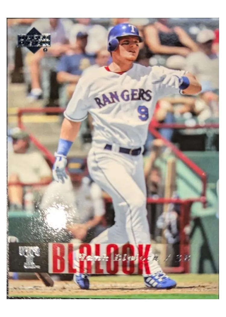 2006 Upper Deck Hank Blalock card