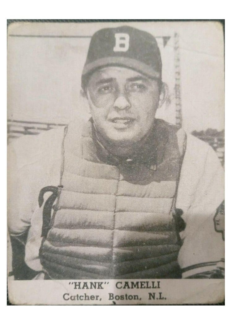 1947 Tip Top Bread 'Hank' Camelli card