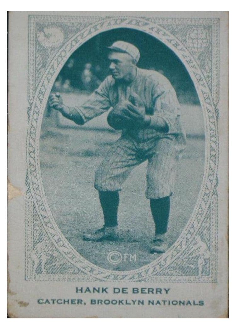 1922 E120 American Caramel Hank DeBerry card