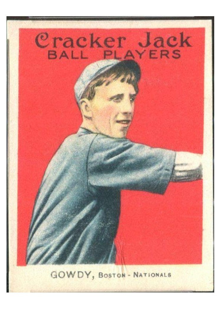 1915 Cracker Jack Hank Gowdy #138 card