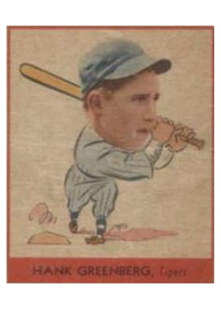 1938 Goudey Hank Greenberg #253 card