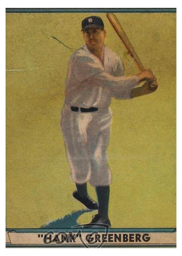 1941 Play Ball Hank Greenberg #18 card