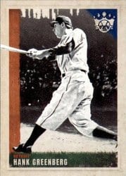 2022 Panini Diamond Kings Base Set Hank Greenberg #4 card