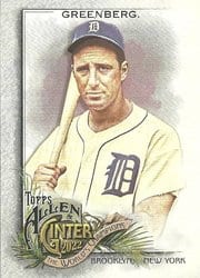 2022 Topps Allen & Ginter Base Set Hank Greenberg #80 card
