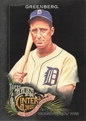 2022 Topps Allen & Ginter X Base Set Hank Greenberg #80 card