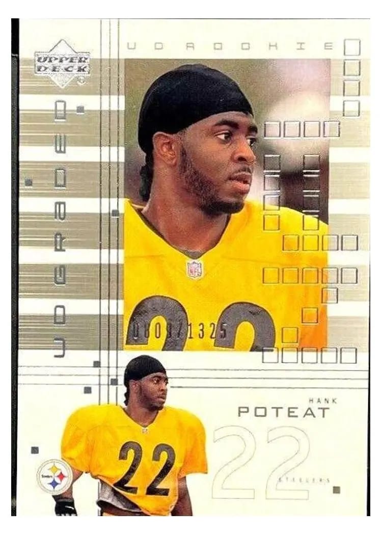 2000 Upper Deck Graded Hank Poteat #93 card