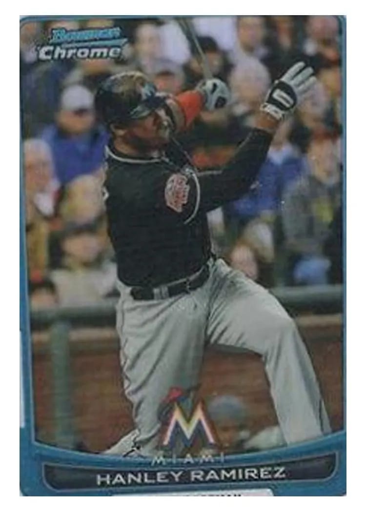 2012 Bowman Chrome Hanley Ramirez #9 card