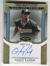 2024 Topps Tier One Talent Autographs Hanley Ramirez #T1TA-HR card