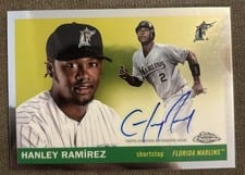 2025 Topps Chrome Platinum Autographs Hanley Ramírez #CPA-HR