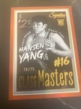 2025-26 Panini Signature Series Class Masters Hansen Yang #10 card