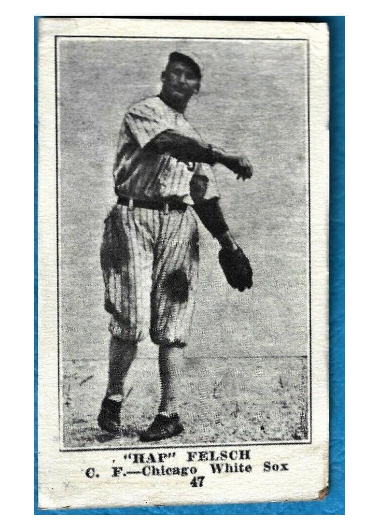 1917 Collins McCarthy 'Hap' Felsch #47 card