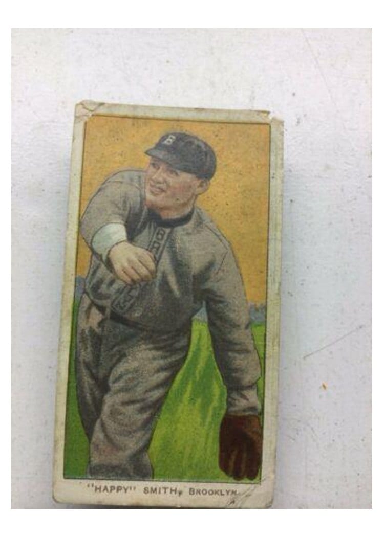 1909 T206 Polar Bear Happy Smith card