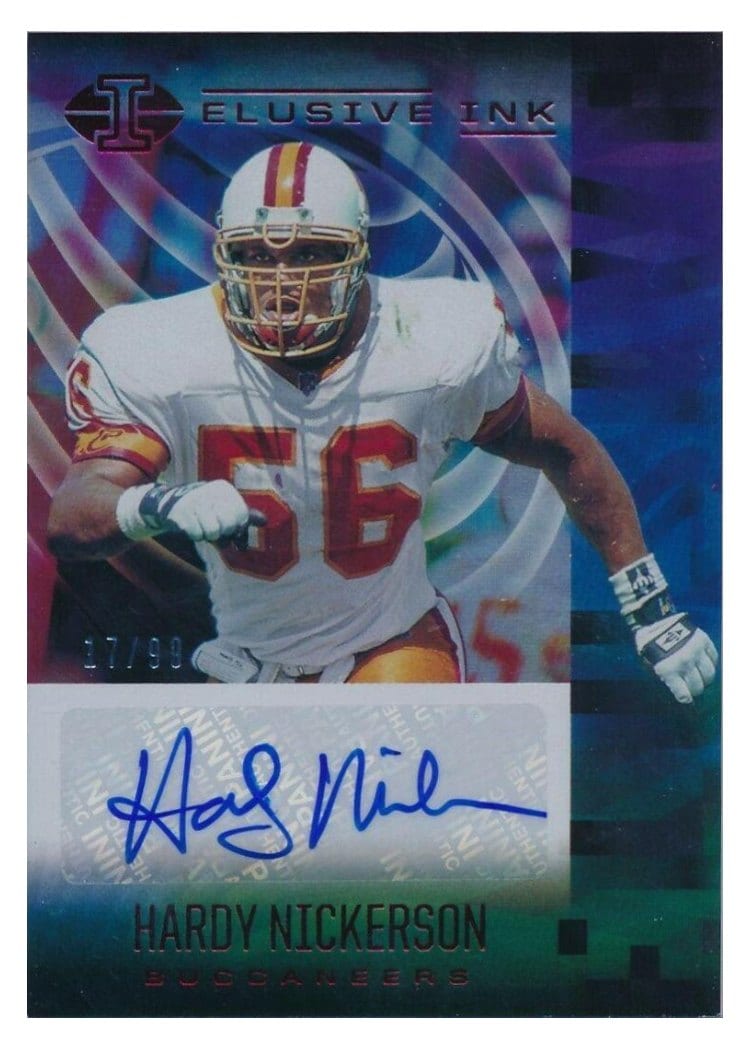 2021 Panini Illusions Elusive Ink Hardy Nickerson #EI-HN card