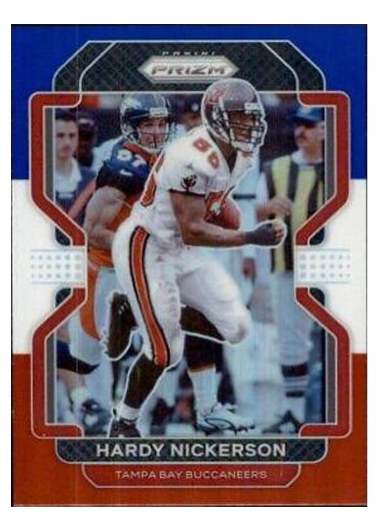 2021 Panini Prizm Base Set Hardy Nickerson Red White and Blue Prizm #300 card