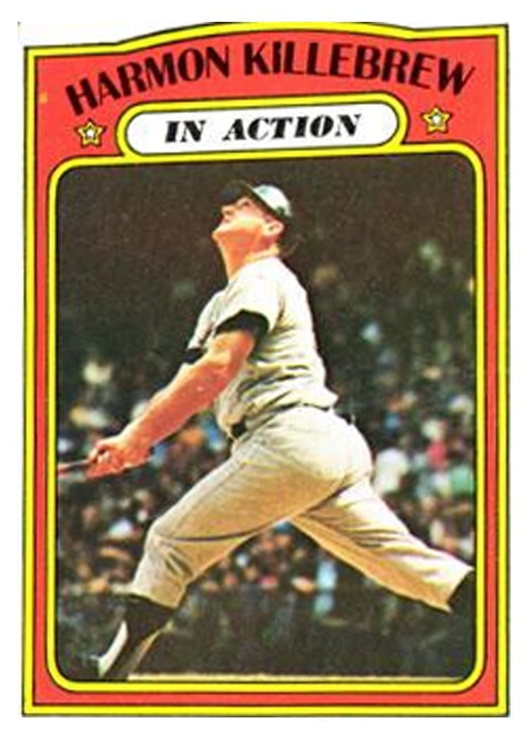 1972 Topps Harmon Killebrew #52 card