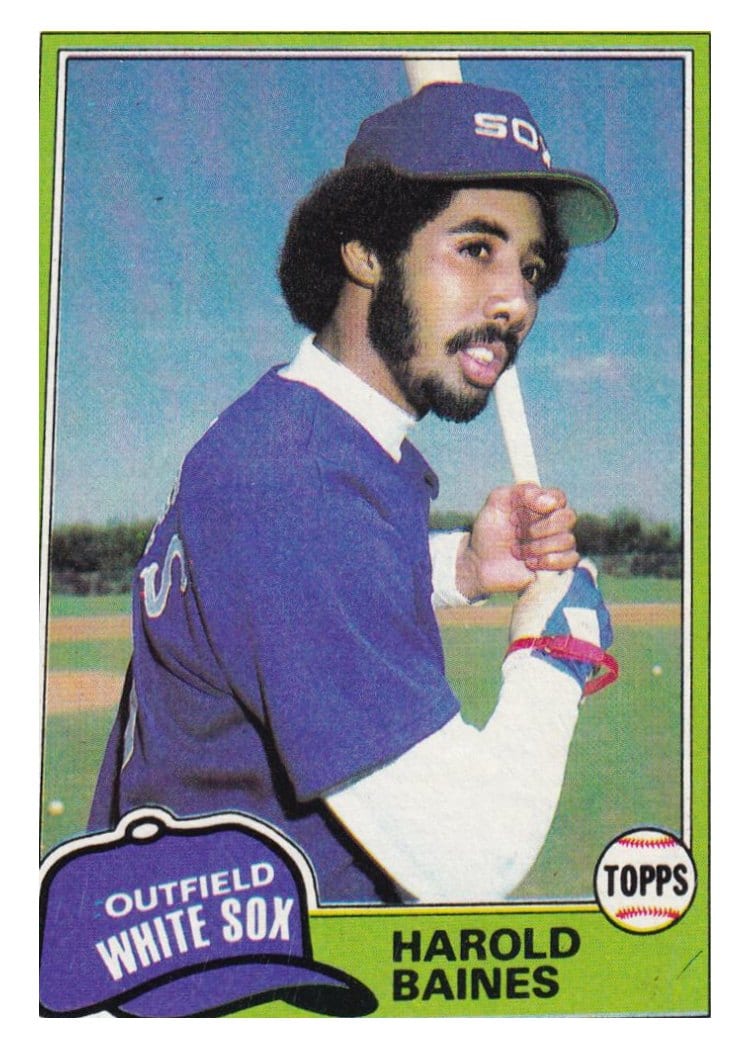 1981 Topps Harold Baines #347 card