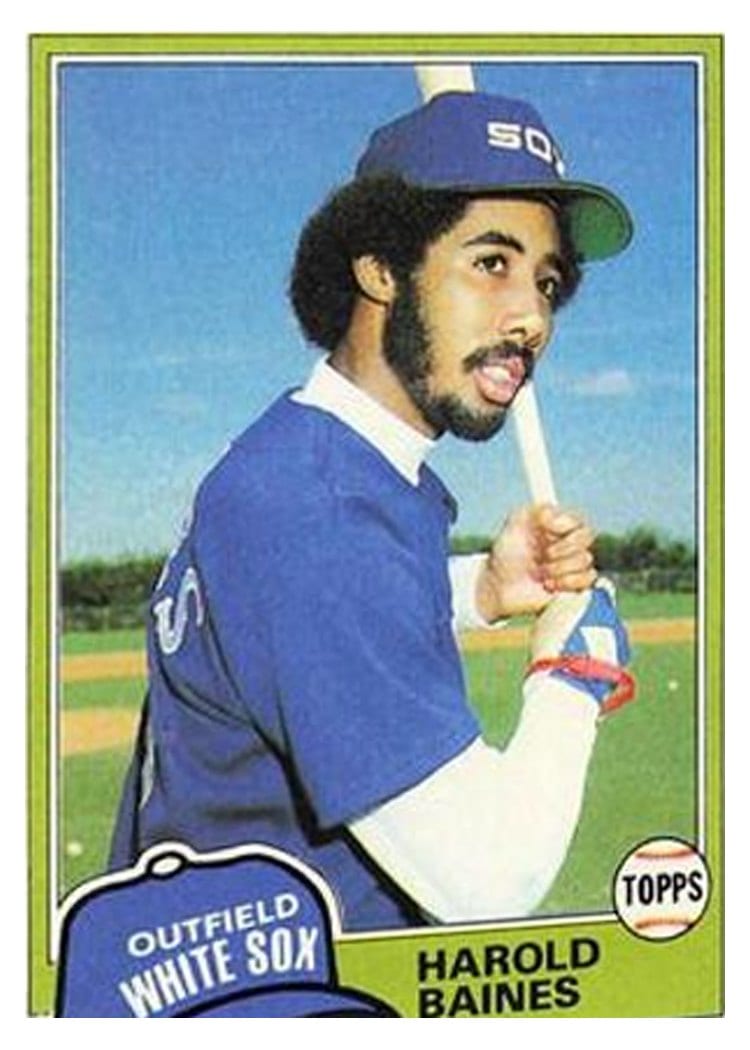 1981 Topps Base Set Harold Baines #347 card