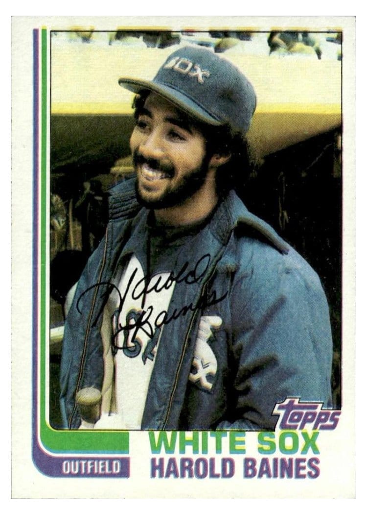 1982 Topps Harold Baines #684 card