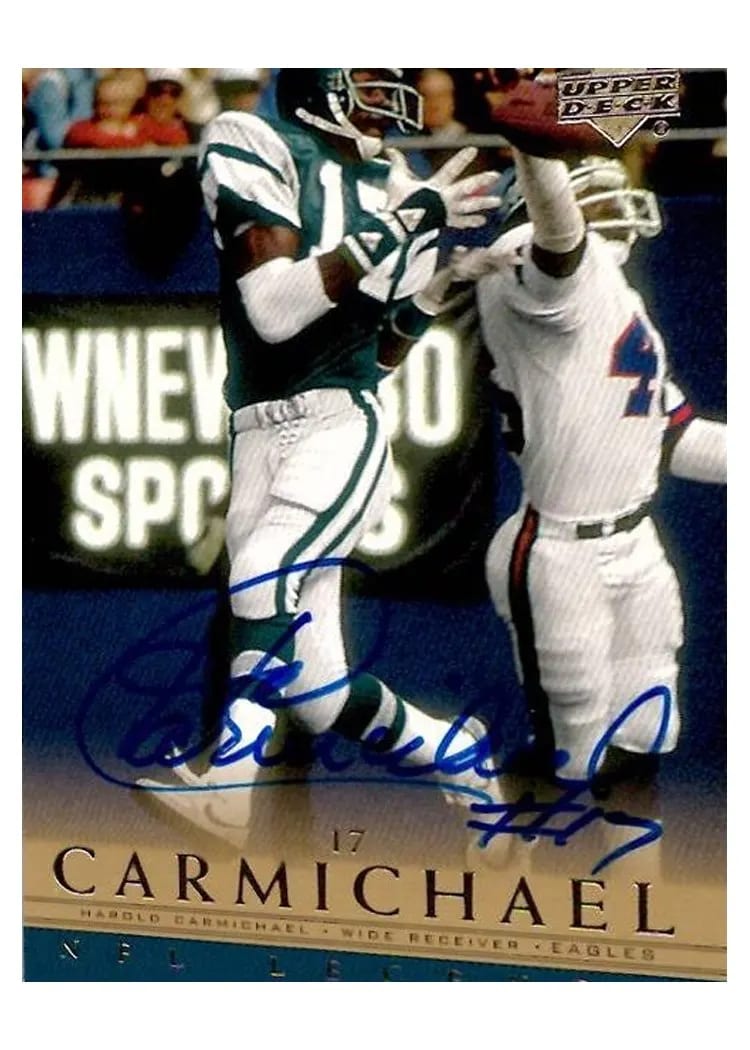 2000 Upper Deck Legends Autographs Harold Carmichael card