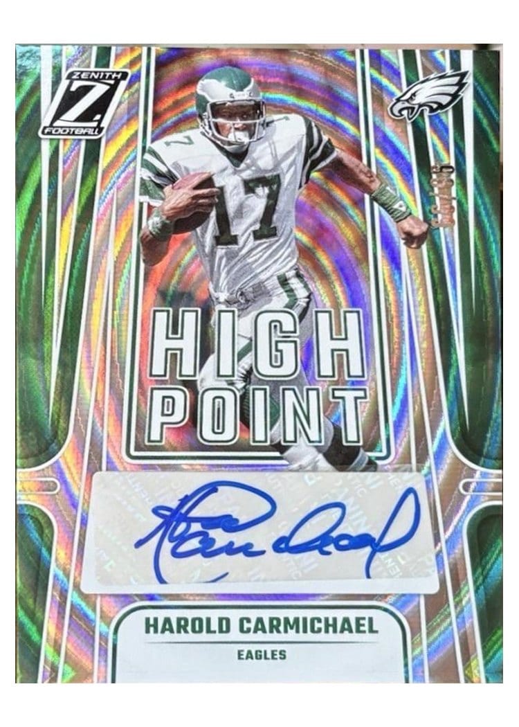 2024 Panini Zenith High Point Signatures Harold Carmichael #HPS-HCL card