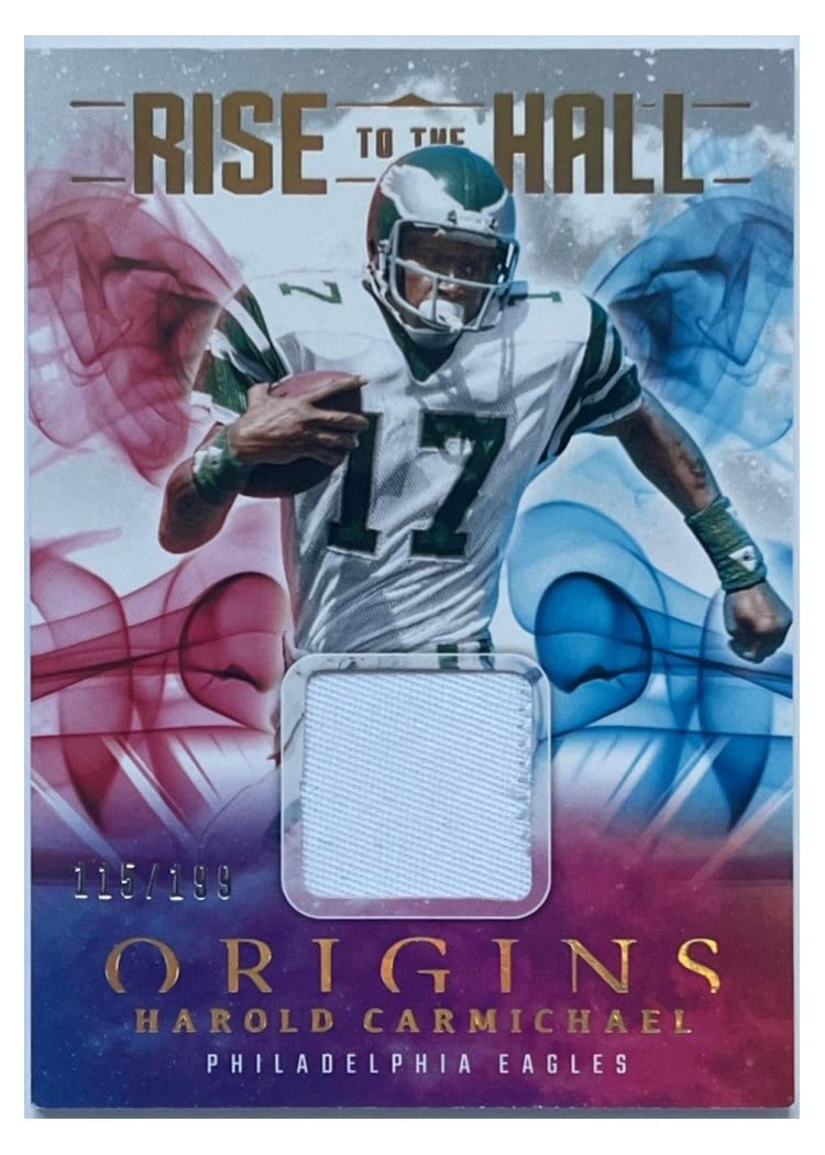 2025 Panini Origins Rise to the Hall Relics Harold Carmichael #7 card